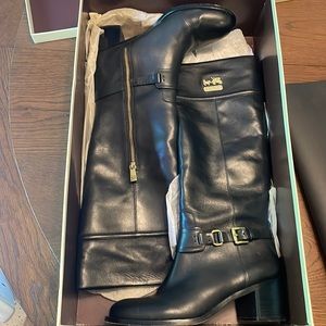 Coach A7635 Sapphire Calf Black boots